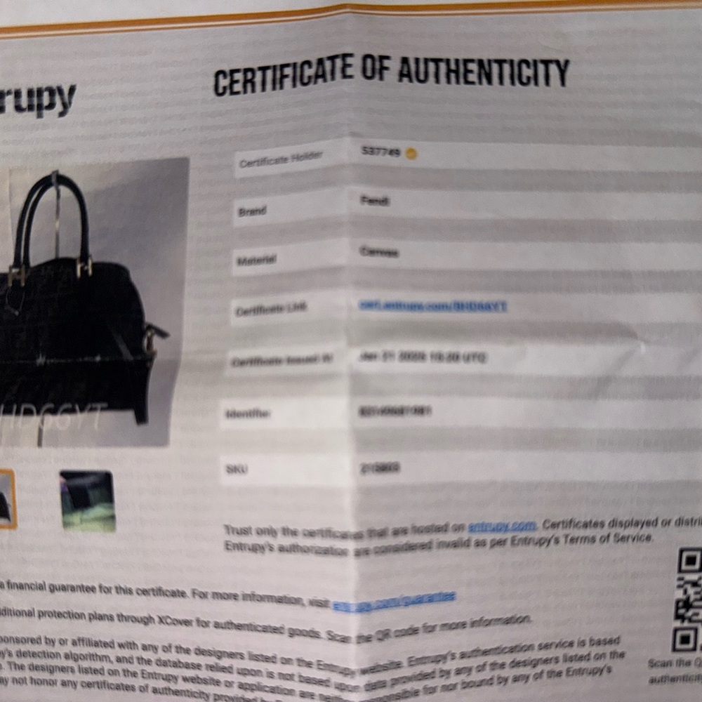 AUTHENTIC FENDI Logo Zucca  Shoulder/Crossbody Bag w/Removable Strap - Picture 6 of 17